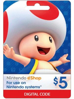 NINTENDO 5$ USD