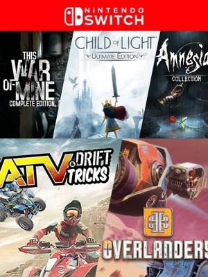 This War of Mine Complete Edition mas Child of Light Ultimate Edition mas Amnesia Collection mas ATV Drift & Tricks mas Overlanders -  Nintendo Switch -  Nintendo Switch