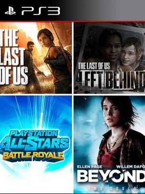 4 juegos en 1 PlayStation All-Stars Battle Royale + The Last of Us Edición Juego del Año + BEYOND: Dos almas PS3